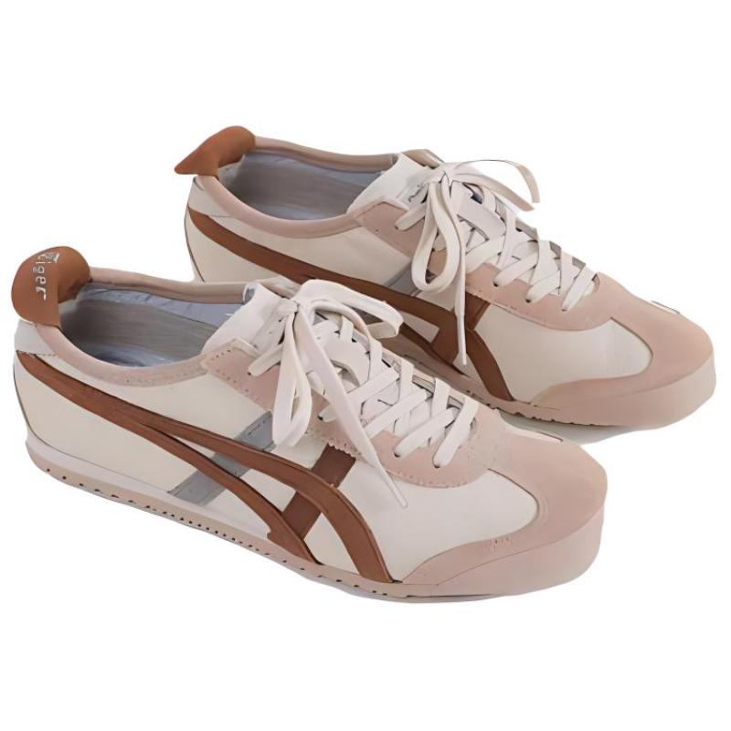 ONITSUKA TIGER MEXICO 66 Амортизация Низкий верх Повседневная обувь Унисекс Бежево-коричневые кроссовки 1183c076-253