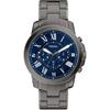 Мужские часы Fossil Grant FS6133 Серый Нержавеющая сталь Водонепроницаемые 50м