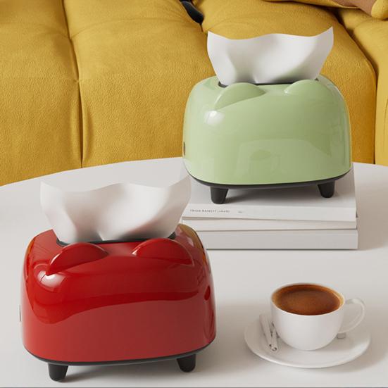 Держатель для салфеток с прорезью для телефона, пружинная поддержка, крышка диспенсера для салфеток, футляр для салфеток