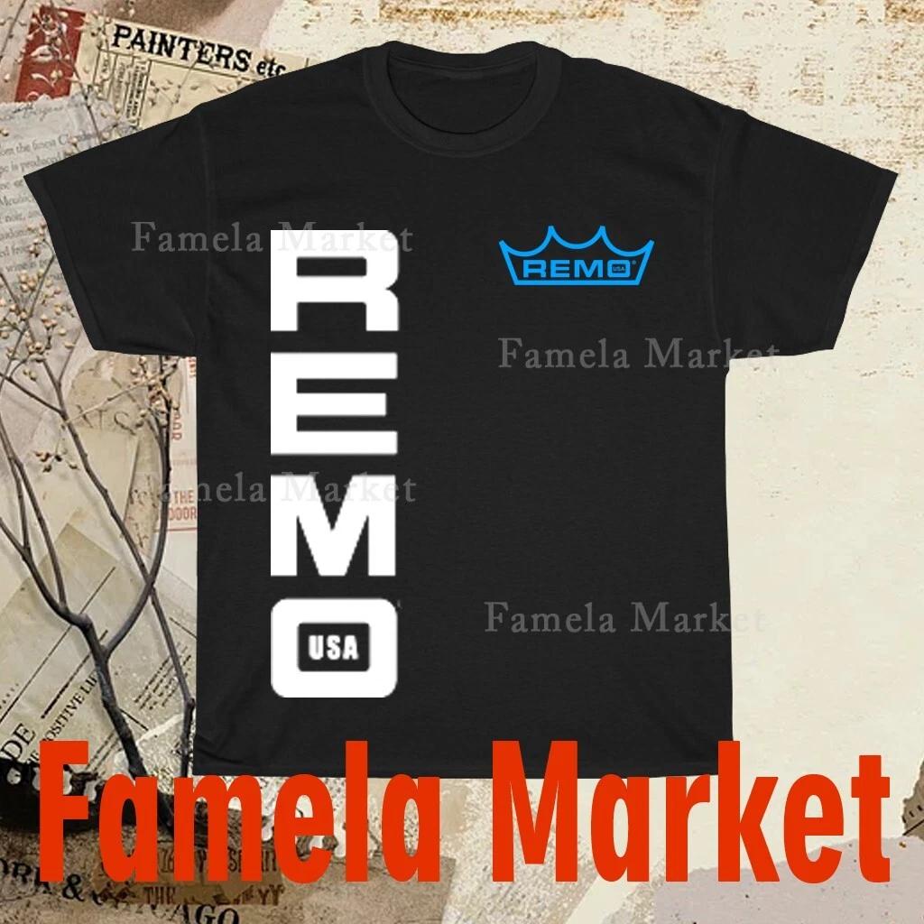 REMO Drums Equipment Logo TEE T-Shirt Funny American Size S to 5XL T-Shirt
