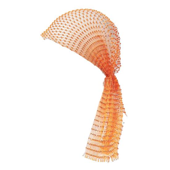 Шляпа со стразами, эластичный шарф-снуд, сетчатая ажурная сетчатая пиратская шляпа, бал-маскарад, повязка на голову для косплея