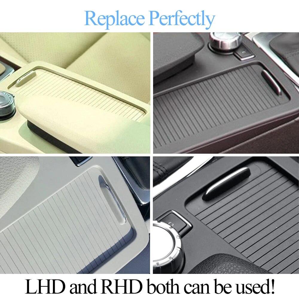 Interior Car Drink Water Cup Holder Cover Blind Shutter Trim For Mercedes Benz C E Class W207 W212 W204 C180 C200 C220 C250 C300