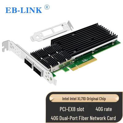 EB-LINK 40G PCIe Серверная сетевая карта с оптоволоконным интерфейсом (Китайская версия)