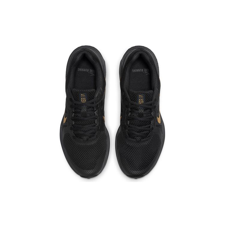 Nike Кроссовки мужские Run Swift 2 Черный Металлик Золотой Темно-серый CU3517-010