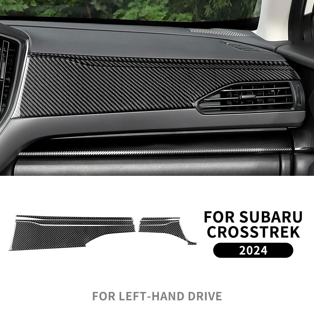 Наклейка на интерьер в стиле карбона для Subaru Crosstrek Impreza 2024 2025 WRX 2022-2025 RHD LHD Панель приборной панели