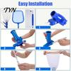Hot Tub Vacuum Pool Cleaner Head with Detachable Pole And Leaf Bag, Pond Silt Remover Skimmer Net, for Swimming Pools, Ponds, Fountains,