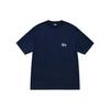 Stussy Классическая базовая футболка с принтом, короткий рукав, унисекс, топ, черный 1904257-1