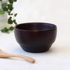 Kishu Lacquerware Tsunoda Seibei Shoten Soup Bowl DS Soup Bowl S Nano Coat Можно мыть в посудомоечной машине, темно-коричневый