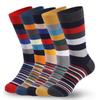 5 Pairs Of Men'S Tall Crew Work Socks Moisture Wicking Sports Socks