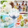 Силиконовый лоток для кубиков льда с крышкой - форма для кубиков льда в виде призматических шариков, подходит для виски, коктейлей, сока и т.д.. Форма для льда коктейль