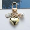  Брелки из сплава с большими сердечками, маленькие шарики, брелоки для женщин и мужчин, подарок дружбы, украшение сумки, ювелирные изделия Y2K