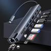 Многофункциональный USB-C хаб 8-в-1 с 4K USB-C на HDMI, Ethernet, 3 портами USB 3.0 и адаптером для чтения карт TF. В наличии.