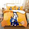 Anime Hoshino Ichika Project SEKAI Bedding Set Duvet Cover Bed Set Quilt Cover Pillowcase Comforter King Queen Size Boys Adult