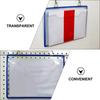 Plastic File Folder Waterproof Document Storage Bag Portable A4 Receipt Organizer  Home