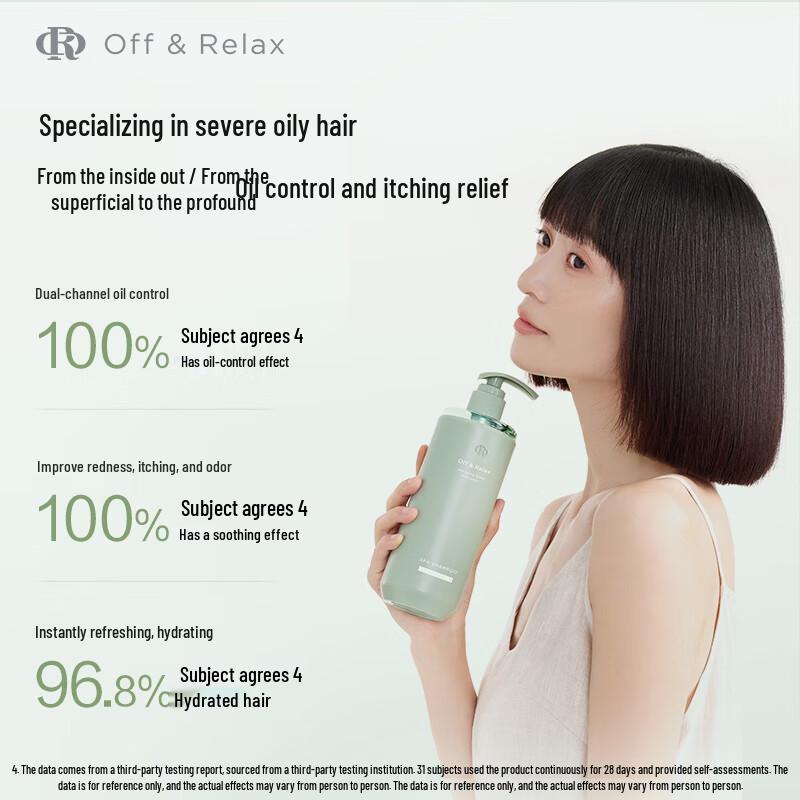 Off&Relax Шампунь для контроля жирности и глубокого очищения 2.0