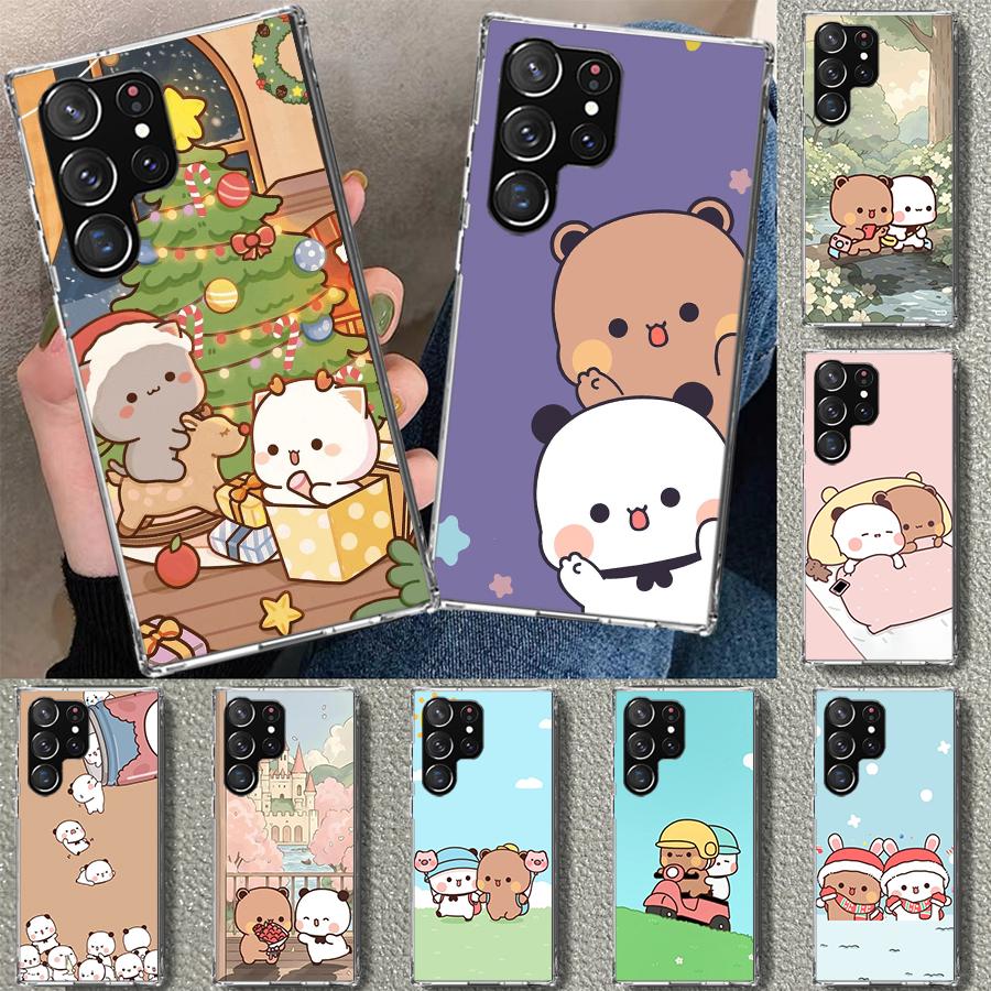 Bubu Dudu Мультяшный Милый Чехол для Телефона для Samsung Galaxy S26 S25 Edge S24 S23 Ultra S22 Plus S21 FE S20 + Художественный Индивидуальный Funda