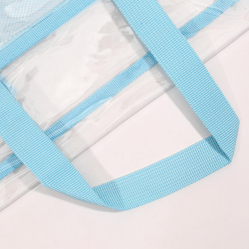 PVC Self-Adhesive File Bag Large Capacity Transparent Waterproof Handheld Folder Portable Expandable File Storage Bag