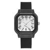 Модные и простые студенческие часы Jelly Watch Square Водонепроницаемые повседневные женские кварцевые часы с силиконовым ремешком для поездок на работу