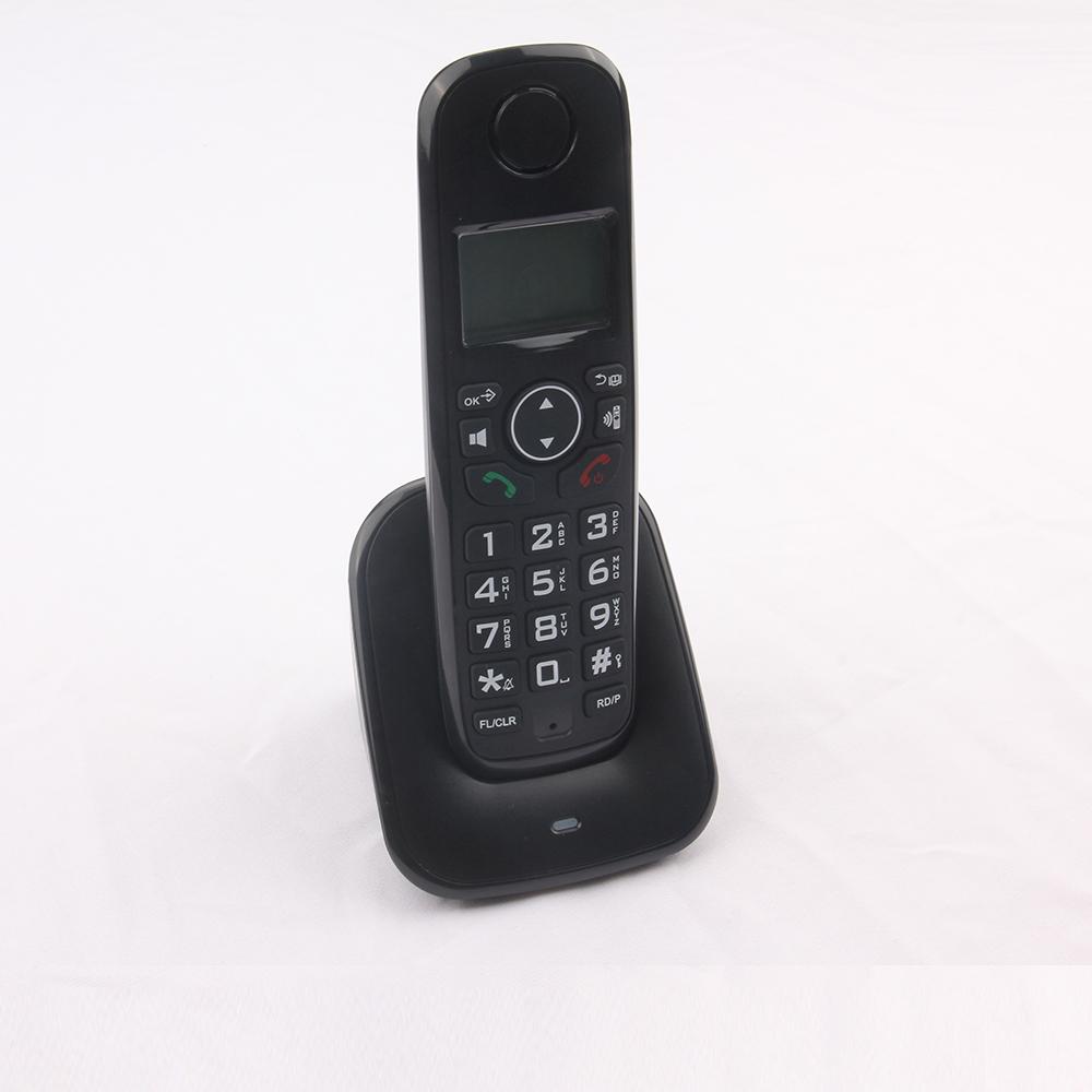 D1001 беспроводной стационарный настольный телефон для домашнего офиса со звуком распознавания звонящего и функцией шумоподавления