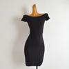 Fashion Style Sexy Sexy off-Shoulder Knitting Dress Women's Clothing Skinny Slimming Mid Length Long Length Bodycon Dress