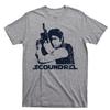 HAN SOLO T Shirt SCOUNDREL Star Wars Force Awakens Indiana Jones Blu Ray DVD Tee