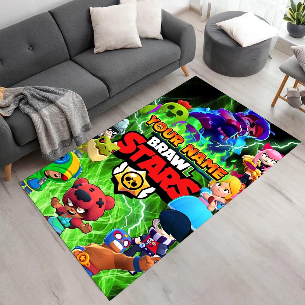 Supercell Customize Text Area Rug Design for Hallway Balcony Bedrooms Kitchen Antislip Carpet Decorate Offices Perfect Gift for Friends & Family