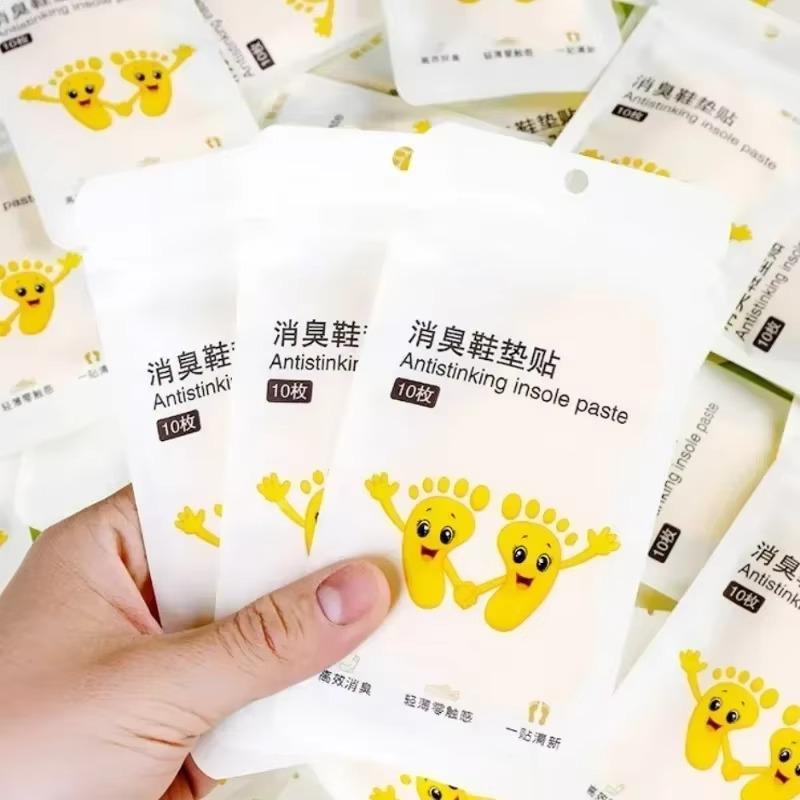 Shoes Odor Remover Deodorant Patch Lemon Flavor Foot Odor Deodorants Sneaker Smell Fresh Insole Antiperspirant Foot Care Sticker