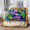 Dark Magician Cartoon Anime Throws Blanket Kids Super Soft Cute Blankt for Travel Couch Picnic Bed Flannel Blanket Birthday Gift