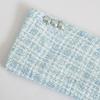Осенняя женская куртка из твида с карманами и винтажным блейзером с длинными рукавами