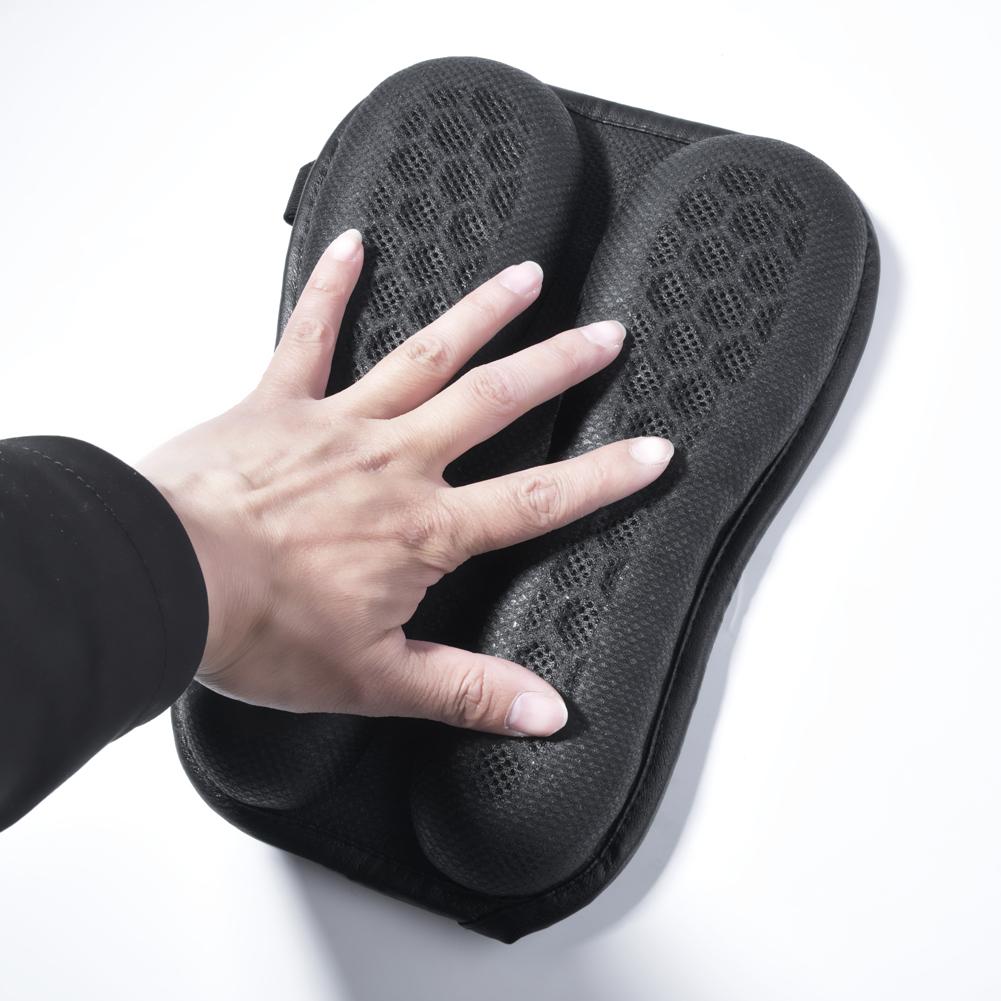 Motorcycle Seat Cushion Rear Seat Pads 3D Blow Air Cushion Shockproof Breathable Moto Saddle Cushion Slow Rebound Memory Gel Pad