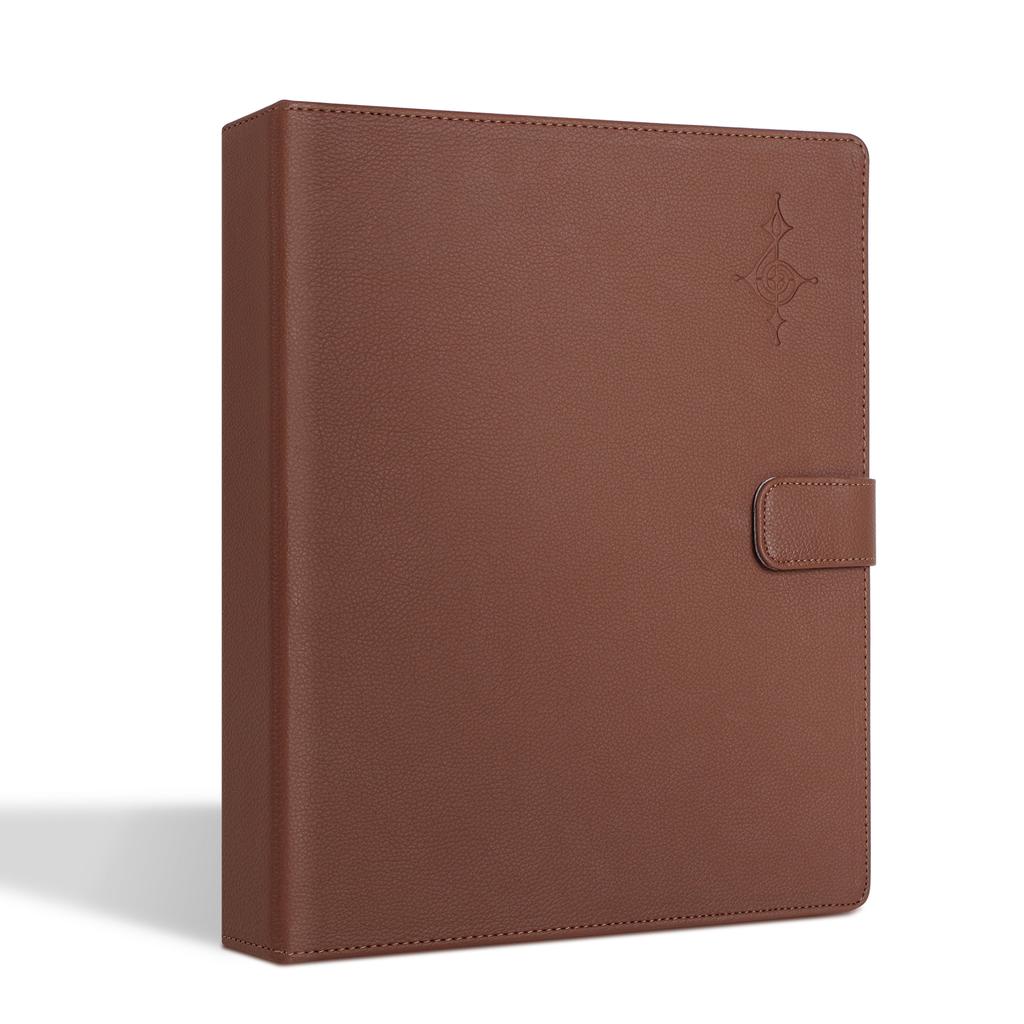 Music Folder 30 Loose Sheets Choral Music Folders with Hand Strap PU Leather for Stage Performance