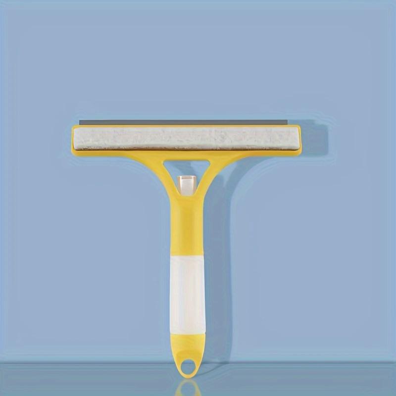 Многофункциональный набор инструментов для мытья стекол 3 в 1 с распылителем - Двусторонняя щетка и скребок для зеркал, окон и душевых дверей