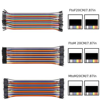 40PIN 20CM Dupont Line Male to Male Female to Male Female to Female Jumper Dupont Wire Cable для Arduino DIY KIT