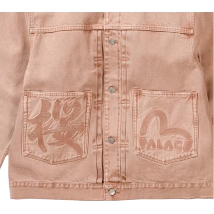Palace x EVISU Type 2 Denim Jacket 'Pink Wash' Men's P30JK205