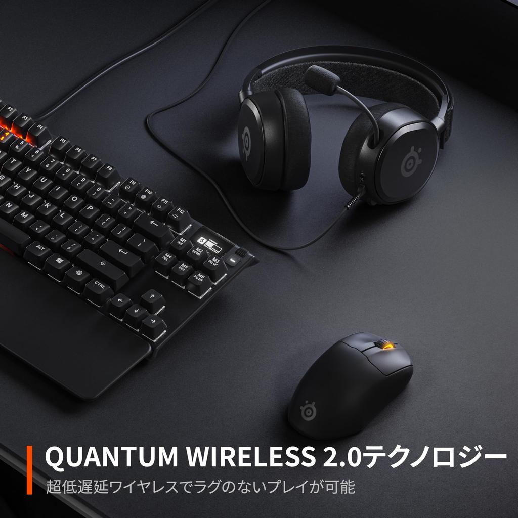 Игровая мышь SteelSeries Wireless Prime Mini Wireless Optical Magnetic Prestige OM Switch с датчиком TrueMove AIR Quantum Wireless Technology Black
