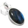 Labradorite Gemstone Handmade 925 Sterling Silver Jewelry Pendant 1.85" F1L91