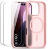 Protective Case for iPhone 16 Pro - BOOLING - Pink - Rigid - Silicone - Wireless Charging
