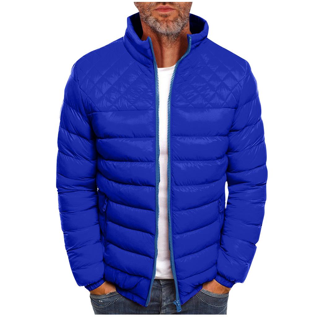 Men's Winter Cotton Padded Jackets Thick Warm Coat Fashion Zipper Cold Blouse Casual Sports Streetwear Male Outwear