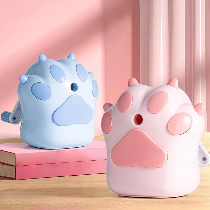 Cats Inspired Pencil Sharpener With Mechanism Large Storage Capacity   For Students And Office