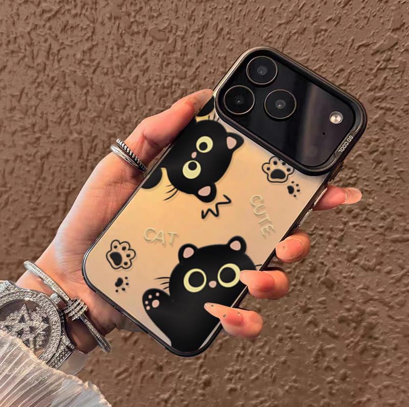 Чехол для Honor 400 Lite 90 200 PRO magic 7Lite 6 pro X9D X7D X7B X7A X8A X6C X5C X9C SMART 200i 400i Черный Кот Милый Чехол