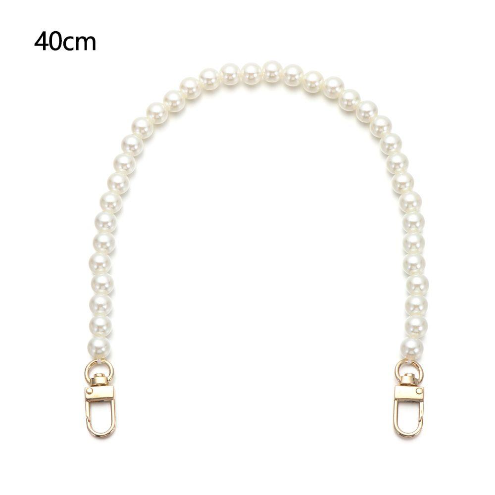 Accessories Pearl Belt Bags Handbag Handles Pearl Strap Long Beaded Chain DIY Purse Replacement