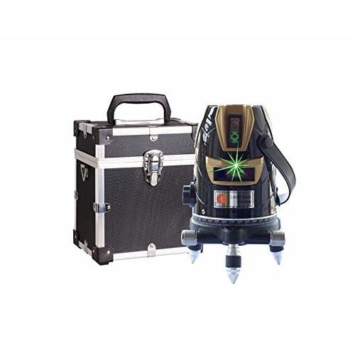 CL-work 5-Line Green Super Powerful LD Laser Level, Automatic Leveling, High Brightness, High-Precision Optical Level and Vertical Measuring Instrumen