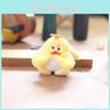 Plush Banana Duck Keychain Soft Crystal Duck Doll Keyring Kids Souvenir Doll