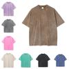 Fast Ship Cotton Summer T-Shirts Vintage Tee Loose Fit Short Sleeve Casual Tshirts for Men Women