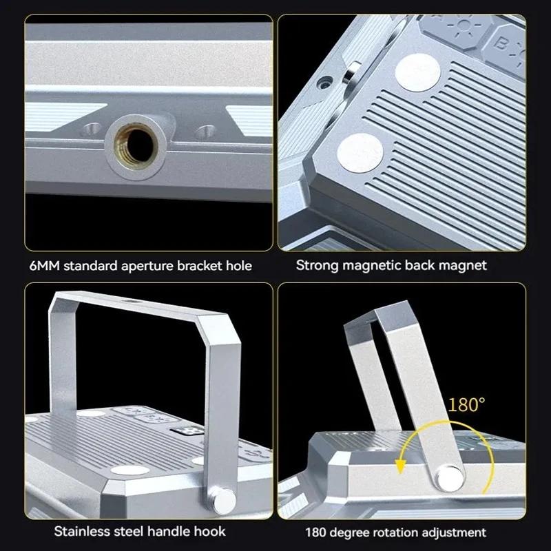 Portable LED Camping Tent Light Rechargeable Searchlight High Power Outdoor Emergency Lighting Waterproof Hanging Night Lamp