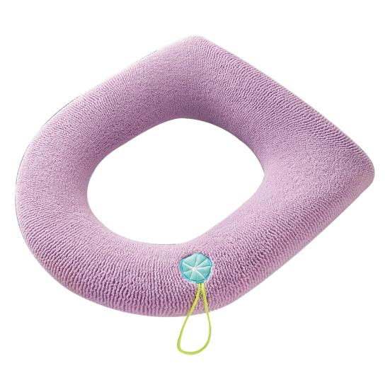 Home Bathroom Washable Winter Warm Seat Lid Soft Toilet Cover Mat Pad Cushion CDN