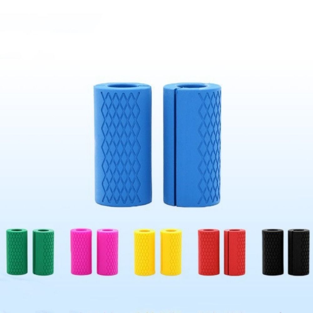 Thicken Silicone Dumbbell Grip Weightlifting Fitness Equipment Barbell Grip Bodybuilding