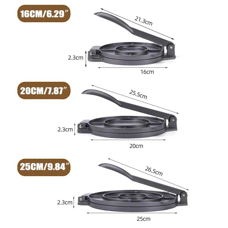 Ручной пресс для изготовления лепешек из алюминиевого сплава, инструменты для прессования кукурузных лепешек, сделай сам, ручной инструмент для изготовления клецок, кухонный инструмент