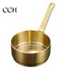 Small Stainless Steel Cooking Pot Sauce Cup with Handle Reusable Metal Dipping Cups High Temperature Resistant Condiment Server for Ketchup Appetizers
