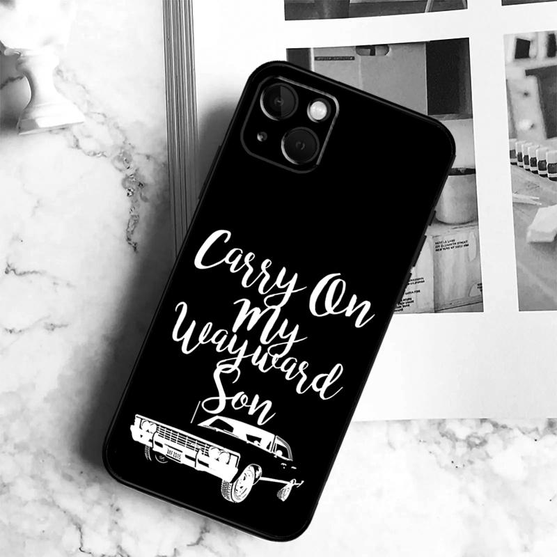 Сверхъестественное CARRY ON WAYWARD SONS Чехол для телефона для iPhone 17 16 14 13 12 11 15 Pro Max Plus 12 13 Mini 16e 17 Air Cover Coque